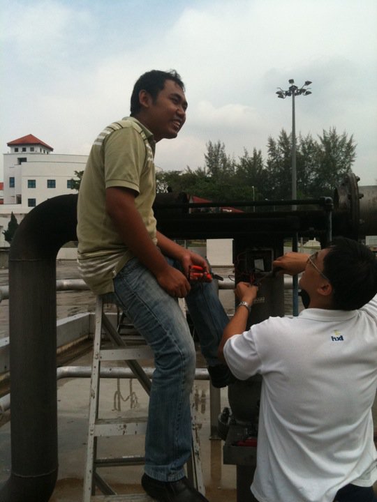 Field pipe installation